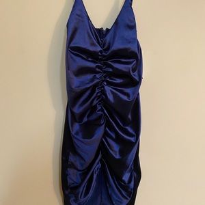 navy satin cami